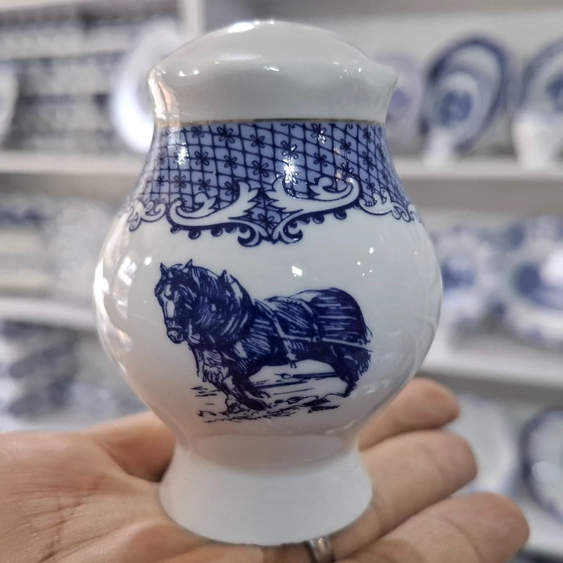 نمکپاش چینی پردیس کاشان مدل ویلیج بسته 2 عددی