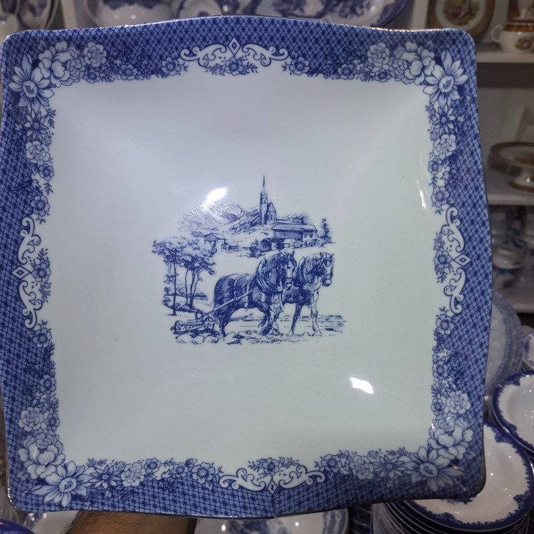آجیل خوری پایه دار چینی پردیس کاشان مدل ویلیج
